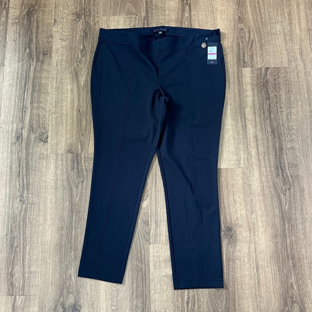 NEW Tommy Hilfiger Slim Stretch Navy Heritage Pants Sz XXL